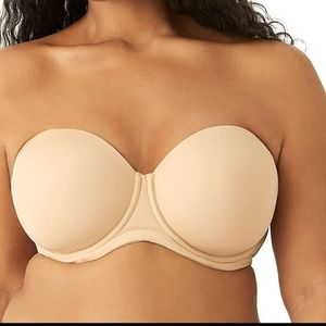 Like New Wacoal Red Carpet 36DDD Strapless Underwire Bra